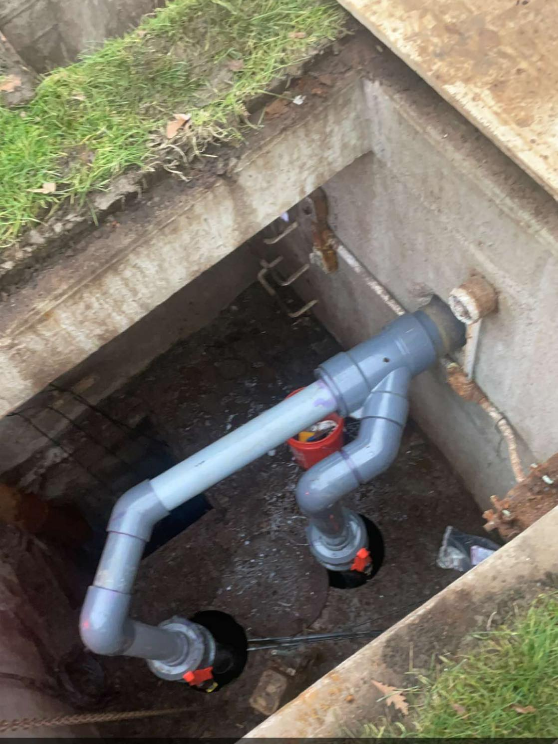 drain pipe installation